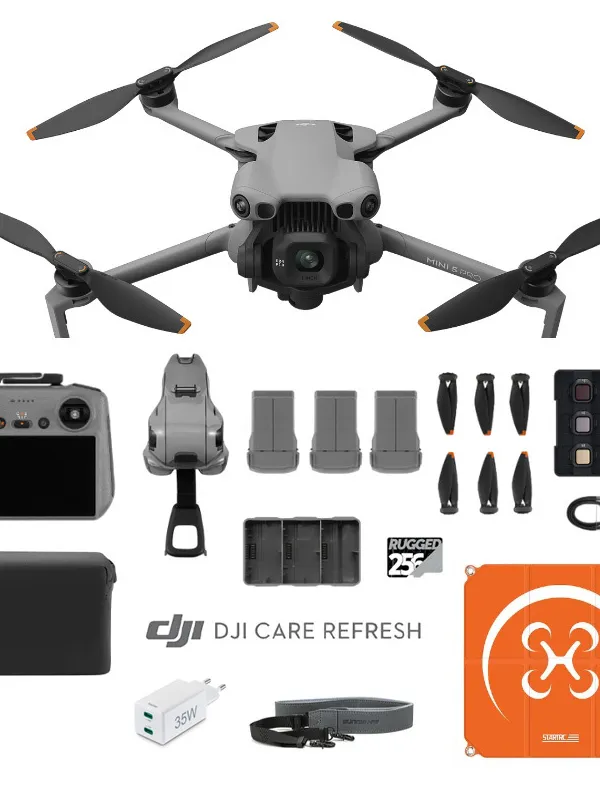 DJI Mini 5 Pro avec radiocommande DJI RC 2 - Pack Genius