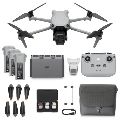 DJI Air 3S Fly More Combo avec radiocommande DJI RC-N3