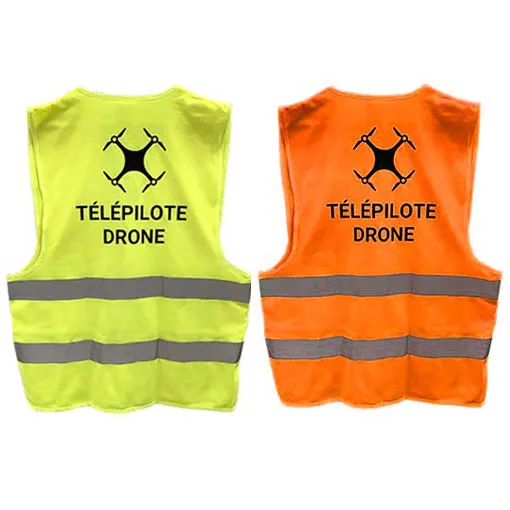 Gilet de sécurité BASIC FLUO pour télépilote
