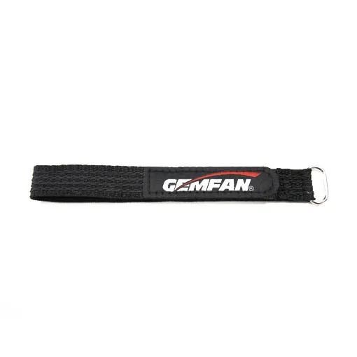 Strap batterie en kevlar avec grips en silicone Gemfan 250 x 16 mm noir