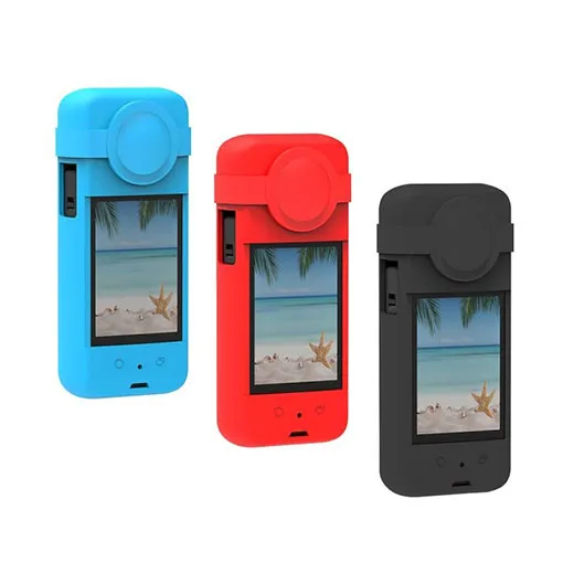 Étui de protection en silicone LCE pour Insta360 X3