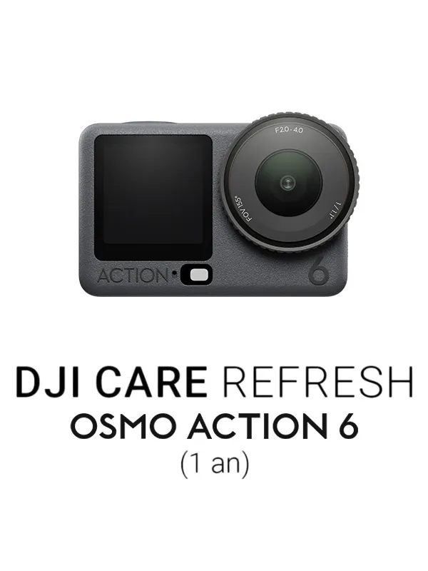 DJI Care Refresh pour DJI Osmo Action 6 (1 an)