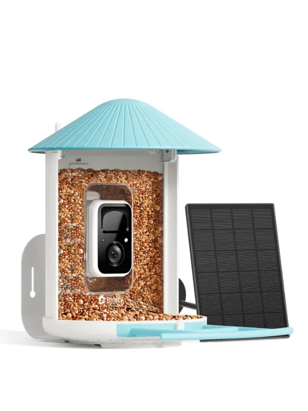 Mangeoire connectée Birdfy Feeder AI avec panneau solaire