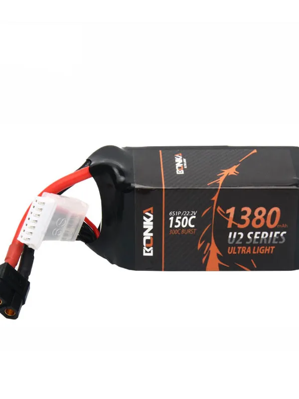 Batterie LiPo Bonka U2 Ultra 6S 1380mAh 150C (XT60)