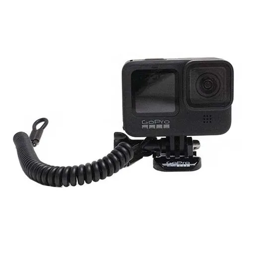 Dragonne de sécurité spiralée CEV en Kevlar pour GoPro, DJI, Insta360