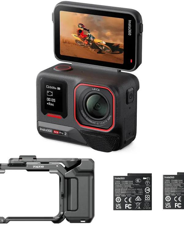Caméra Insta360 Ace Pro 2 Dual Battery Bundle + Pack Grip Xplorer