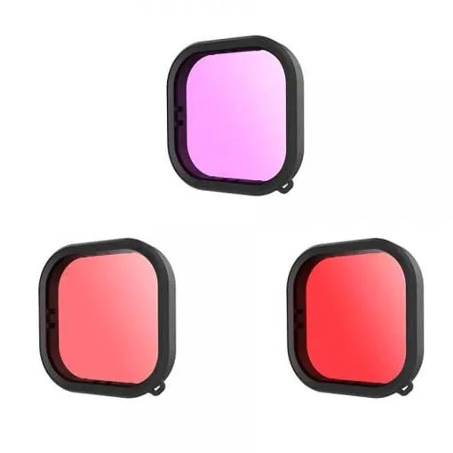 Kit de 3 filtres pour EasyWear GoPro HERO13/12/11/10/9