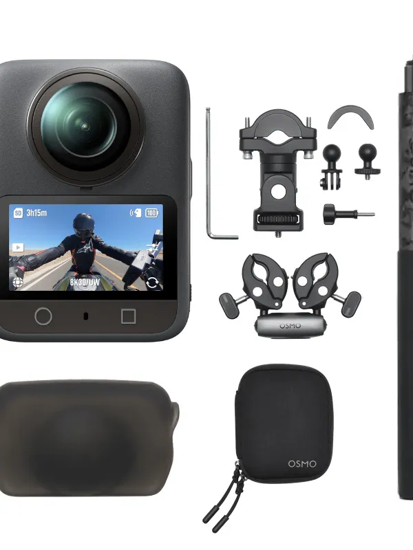 DJI Osmo 360 Bundle moto/VTT (multi-POV)