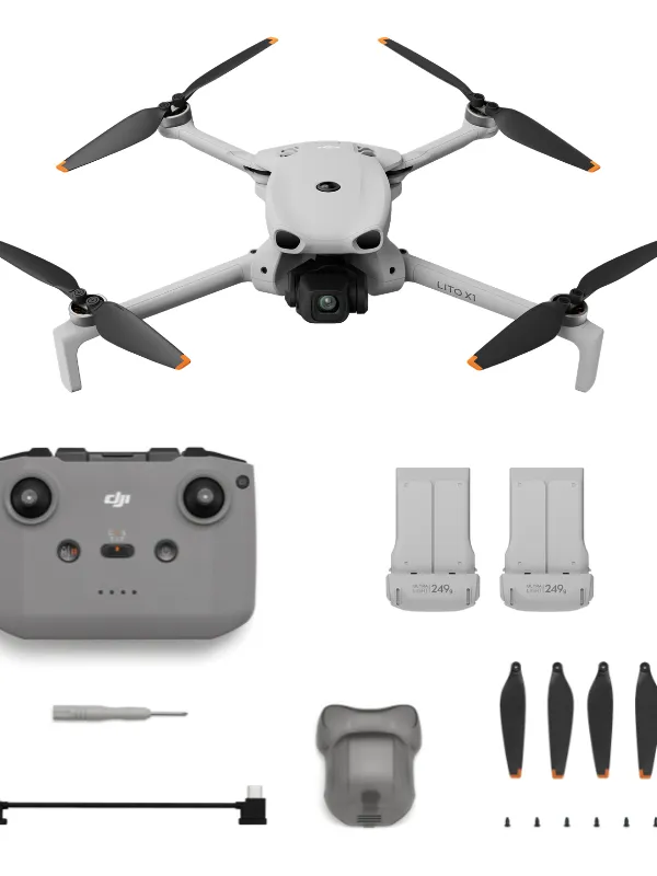 Pack DJI Lito X1 avec radiocommande DJI RC-N3 (2 batteries)