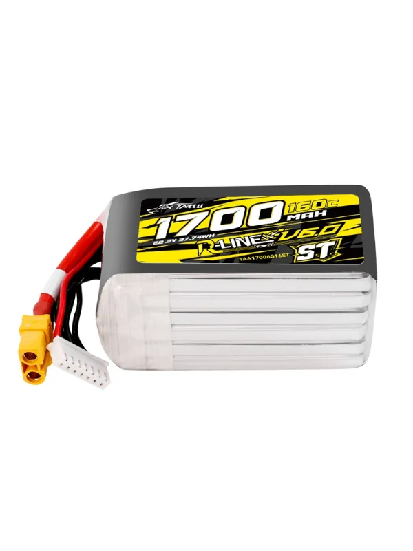 Batterie LiPo Tattu R-Line 6.0 S.T 6S 1700mAh 160C