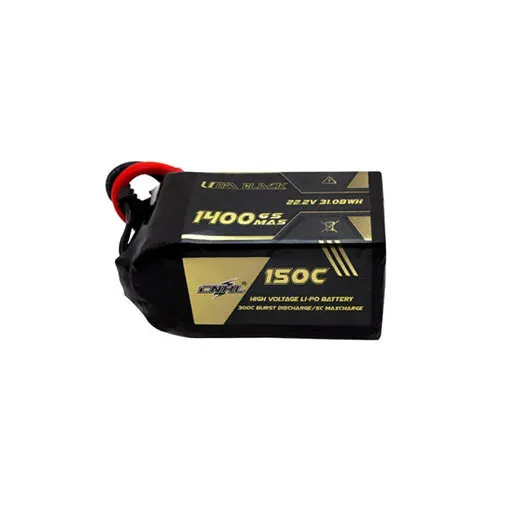 Batterie LiPo CNHL Ultra Black 6S 1400mAh 150C