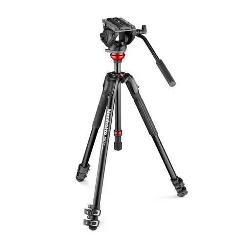 Trépied vidéo fluide Manfrotto MVK500190XV avec base plate et rotule