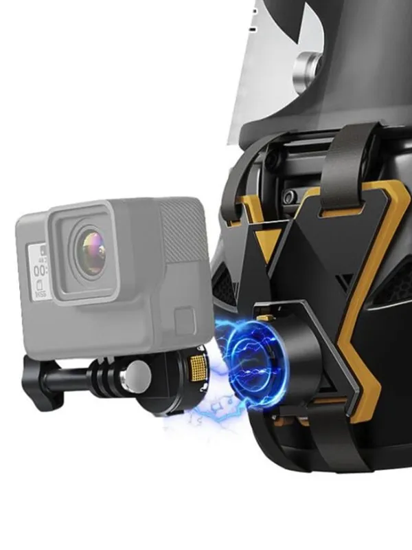 Fixation mentonnière de casque LCE pour caméra d'action