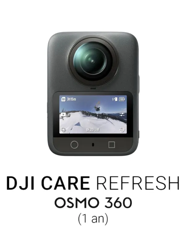 DJI Care Refresh pour DJI Osmo 360 (1 an)