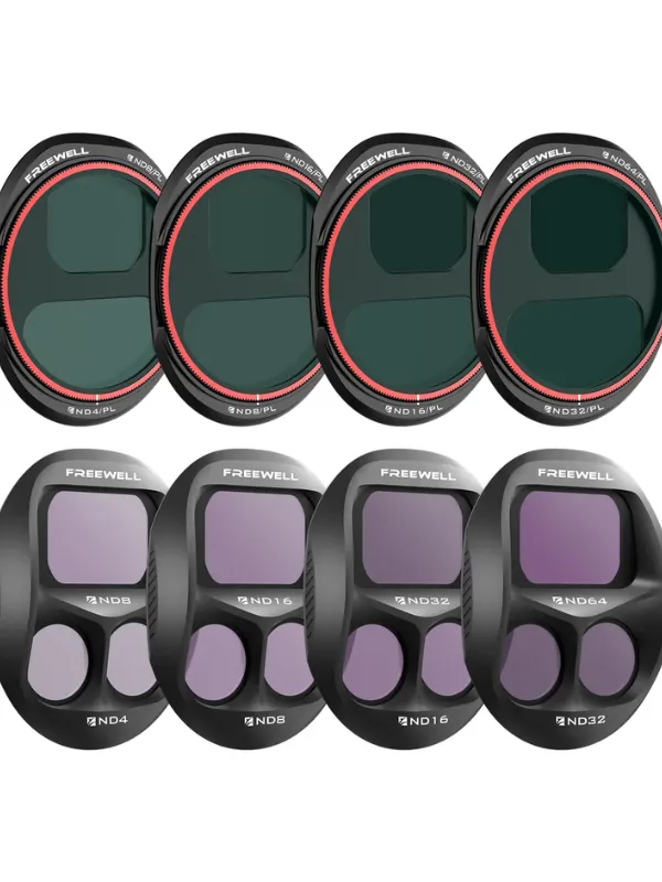 Pack de 8 filtres Freewell All Day pour DJI Mavic 4 Pro