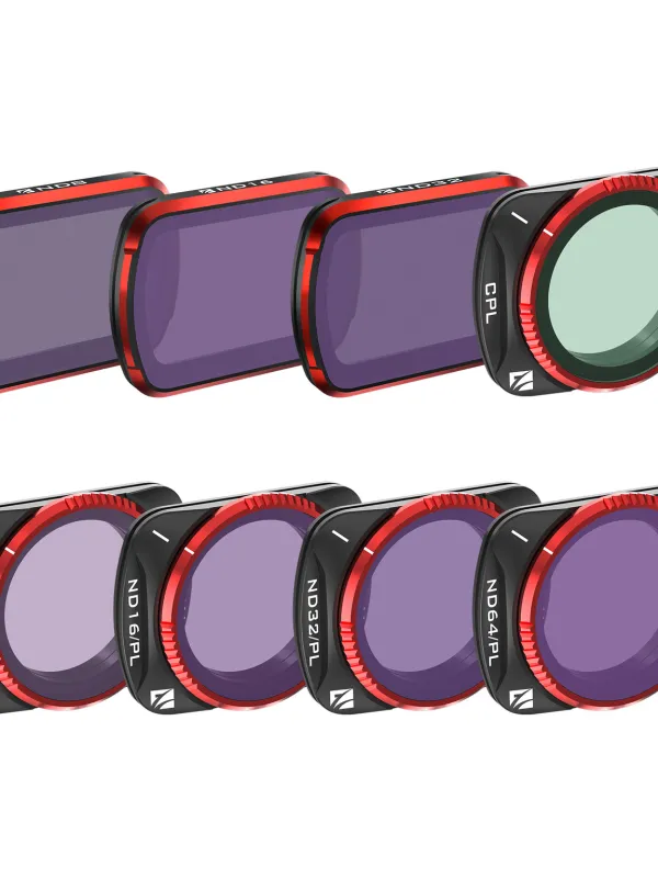 Pack de 8 filtres Freewell All Day pour DJI Osmo Pocket 4/3