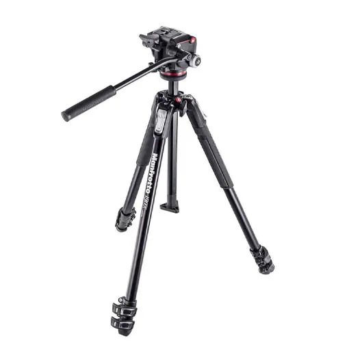 Trépied vidéo Manfrotto MK190X3-2W avec rotule fluide XPRO