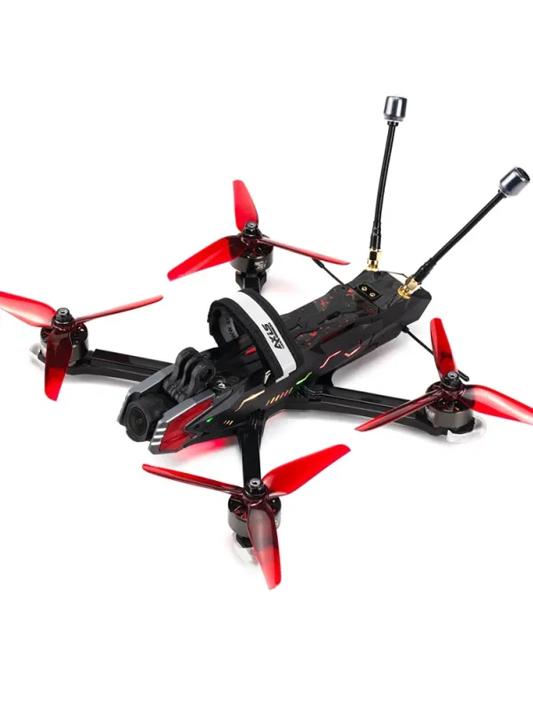 Drone AxisFlying Manta 5" Pro Squashed X DJI O4 Pro 6S avec GPS