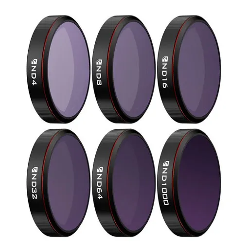 Pack de 6 filtres ND (4, 8, 16, 32, 64, 1000) Freewell All Day pour Autel EVO Lite +