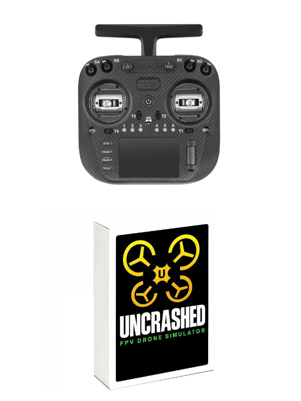 Pack simulateur Uncrashed avec Radiomaster TX15 MAX ELRS 2.4GHz