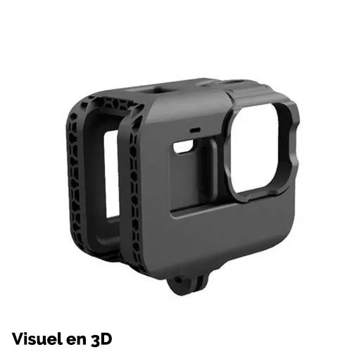 Support Bumper TPU avec monture horizontale LemonFPV pour GoPro HERO13/12/11/10/9