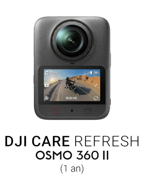 DJI Care Refresh pour DJI Osmo 360 II (1 an)