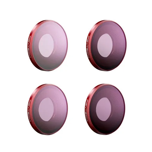 Pack 4 filtres ND Pro ND8/ND16/ND32/ND64 PGYTech pour DJI Osmo Action 3