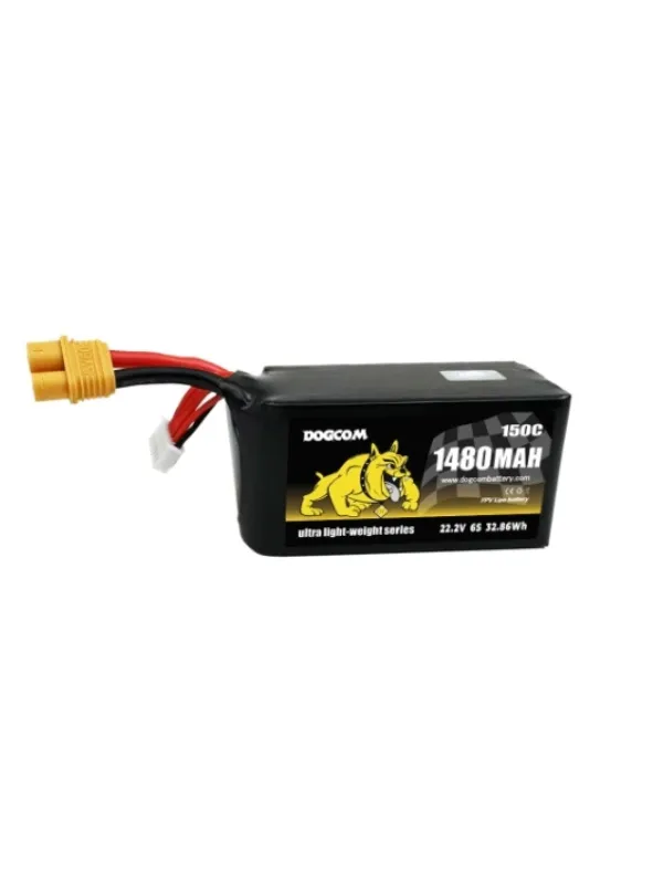 Batterie LiPo Dogcom 6S 1480mAh 150C Ultra Series