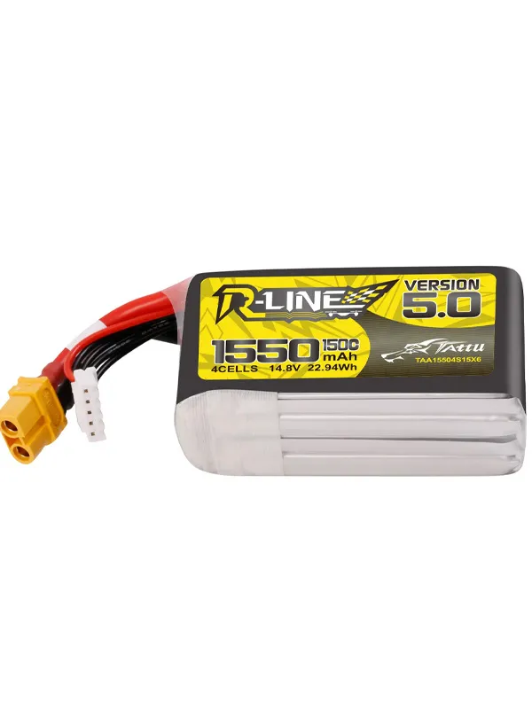 Batterie LiPo Tattu R-Line 5.0 4S 1550mAh 150C