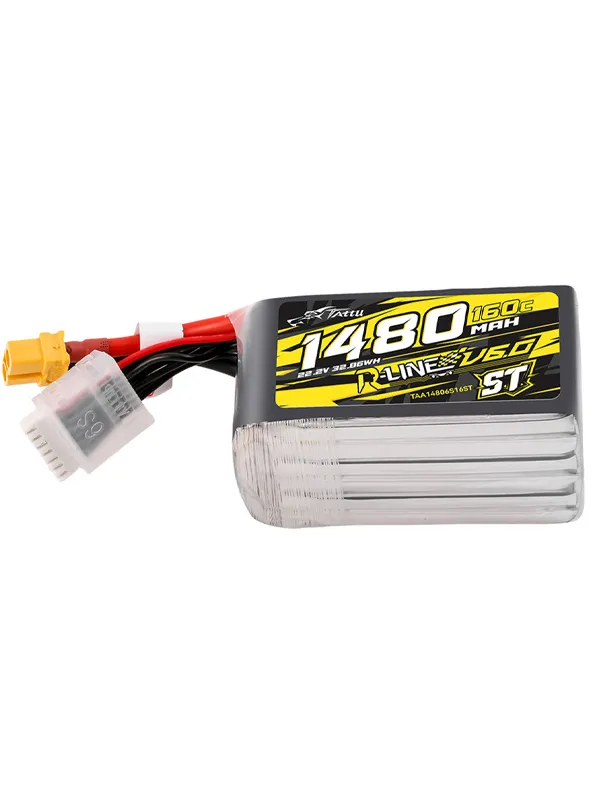 Batterie LiPo Tattu R-Line 6.0 S.T 6S 1480mAh 160C