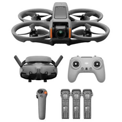 DJI Avata 2 Fly More Combo avec radiocommande 3 DJI FPV (3 batteries)