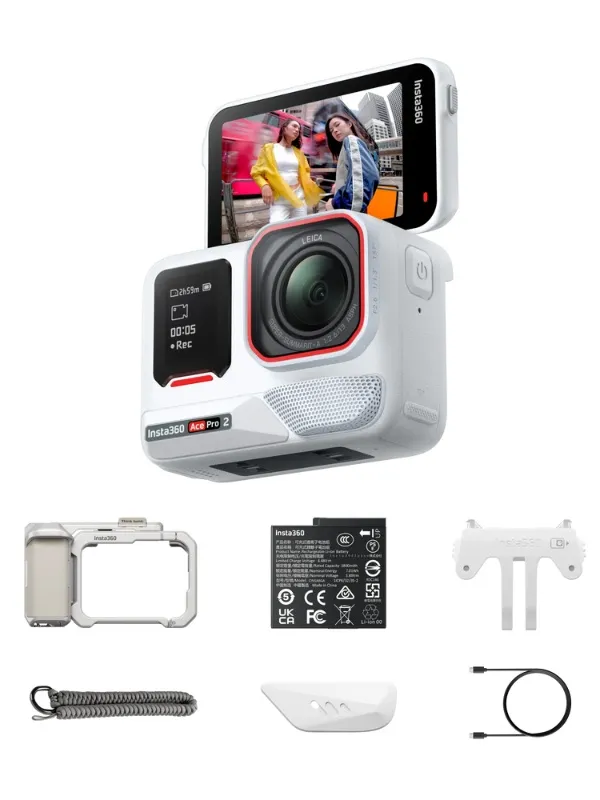 Caméra Insta360 Ace Pro 2 Blanc Arctique Xplorer Bundle