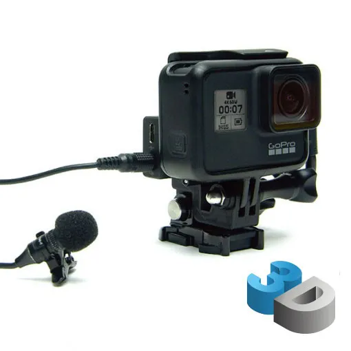Mic Mount Ride V2 - Support adaptateur micro GoPro