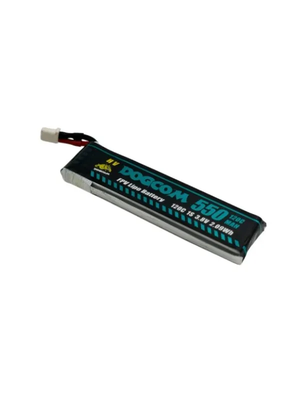 Batterie LiPo Dogcom 1S 550mAh 120C (BT2.0 ou PH2.0)