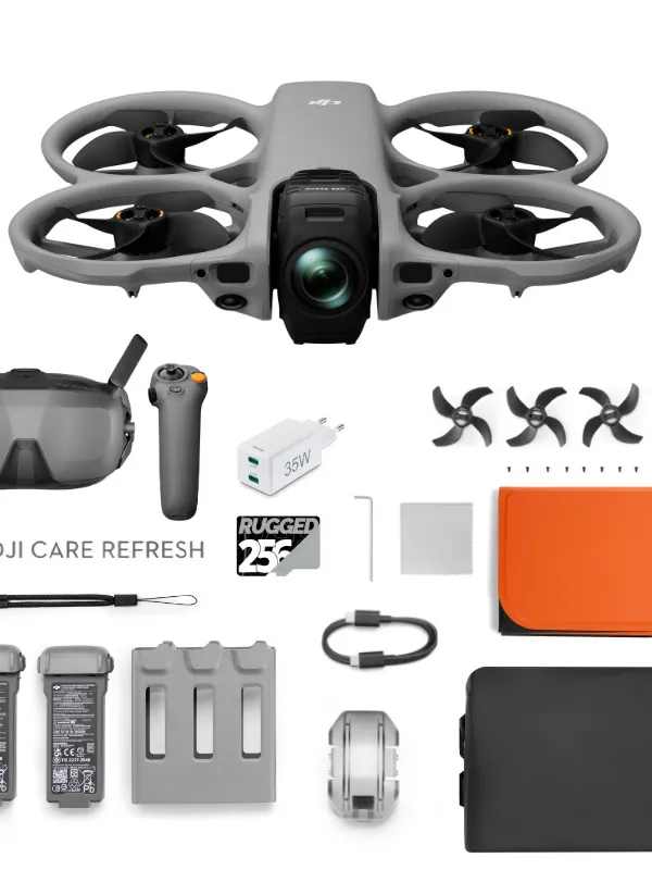 DJI Avata 360 avec DJI Goggles N3 et RC Motion 3 - Pack Genius