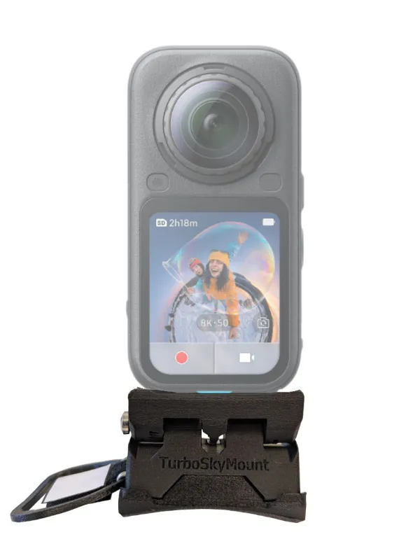 Support magnétique parachutisme TurboSkyMount pour casque sphérique pour DJI Osmo 360 Series et Insta360 X6