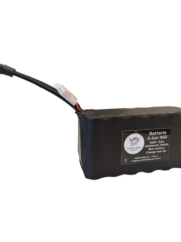 Batterie Li-ion Kaëlion Énergie 21700 6S2P 10000mAh 90A