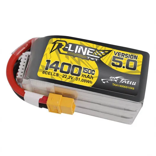 Batterie LiPo Tattu R-Line V5.0 6S 1400mAh 150C