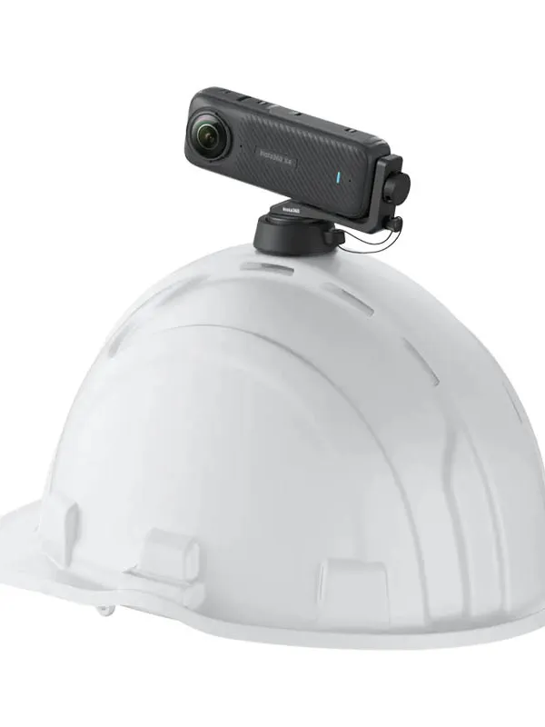 Support caméra Insta360 pour casque de sécurité