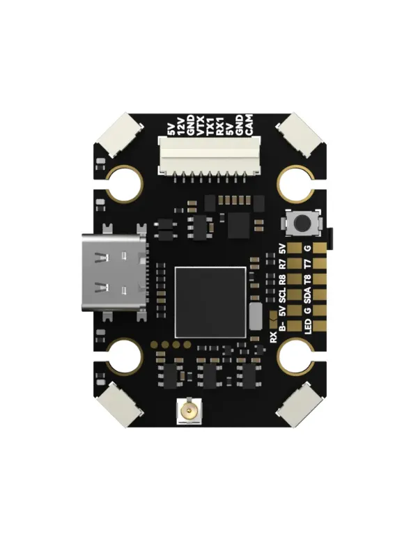 Contrôleur de vol iFlight Borg Mini H743 8S ICM42688 avec récepteur ELRS 2.4 GHz