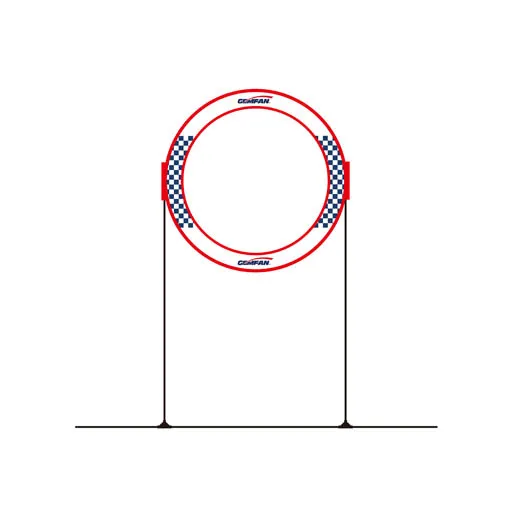 Circle Race Gate 78 x 78 cm avec Base Tools Gemfan