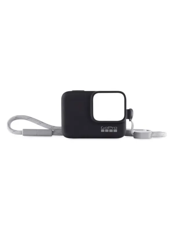 Destock - Housse et cordon GoPro HERO/5/6/7 couleur noire