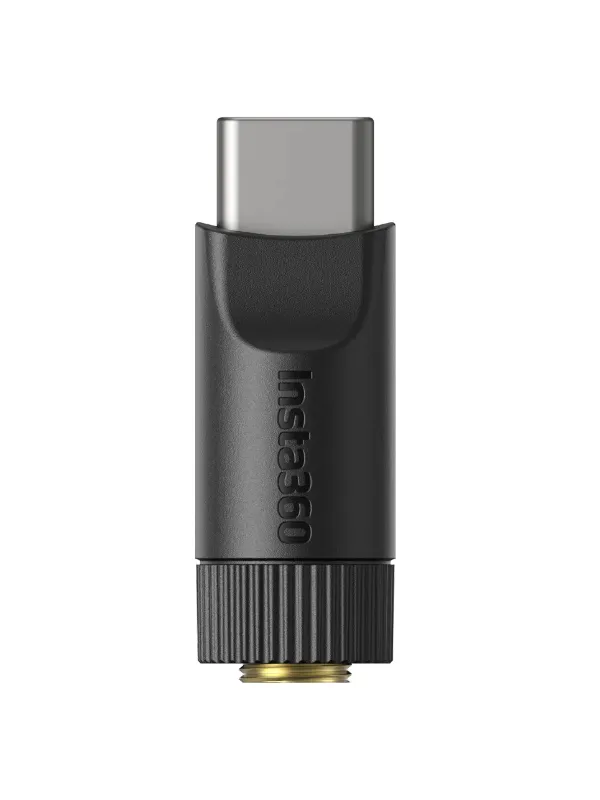 Adaptateur USB-C vers jack 3,5 mm pour Insta360 Mic/Mic Pro