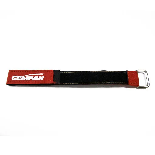 Strap batterie anti-dérapante Gemfan 250 x 20 mm rouge