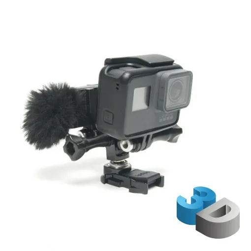 Support adaptateur micro 3.5 mm GoPro V2