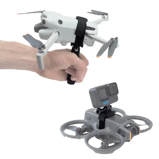 Support ventral 2en1 avec fixation GoPro / poignée LCE pour DJI Lito Series, DJI Mini Series et DJI Avata 2