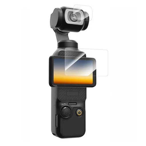 Kit de 2 films de protection Telesin en verre trempé pour DJI Osmo Pocket 4 Series/3