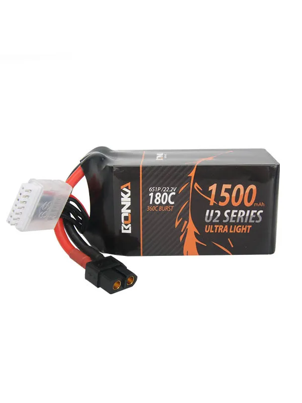 Batterie LiPo Bonka U2 Ultra 6S 1500mAh 180C (XT60)