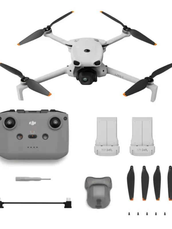 Pack DJI Lito 1 avec radiocommande DJI RC-N3 (2 batteries)
