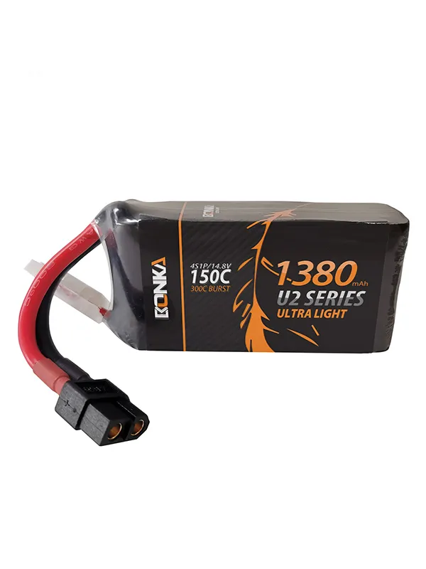 Batterie LiPo Bonka U2 Ultra 4S 1380mAh 150C (XT60)
